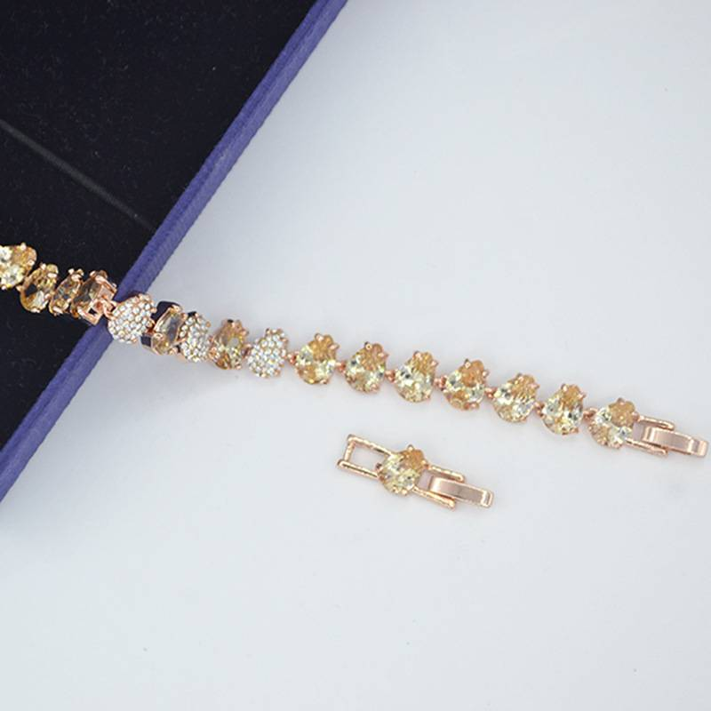 Pink vanddråbe armbånd kvindeelement Crystal Moonlight armbånd kvindelige distribution_voghion.com