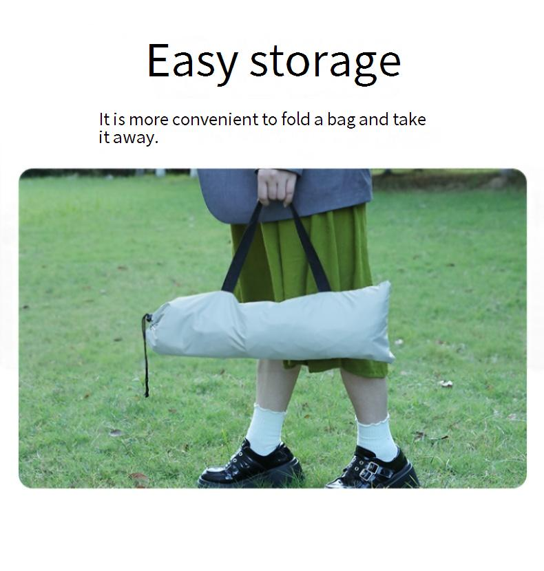 Blackout Camping Canopy Tent Waterproof UV Protection Sun Shelter With Portable Picnic Mat Arc Design Lightweight Easy Setup_voghion.com