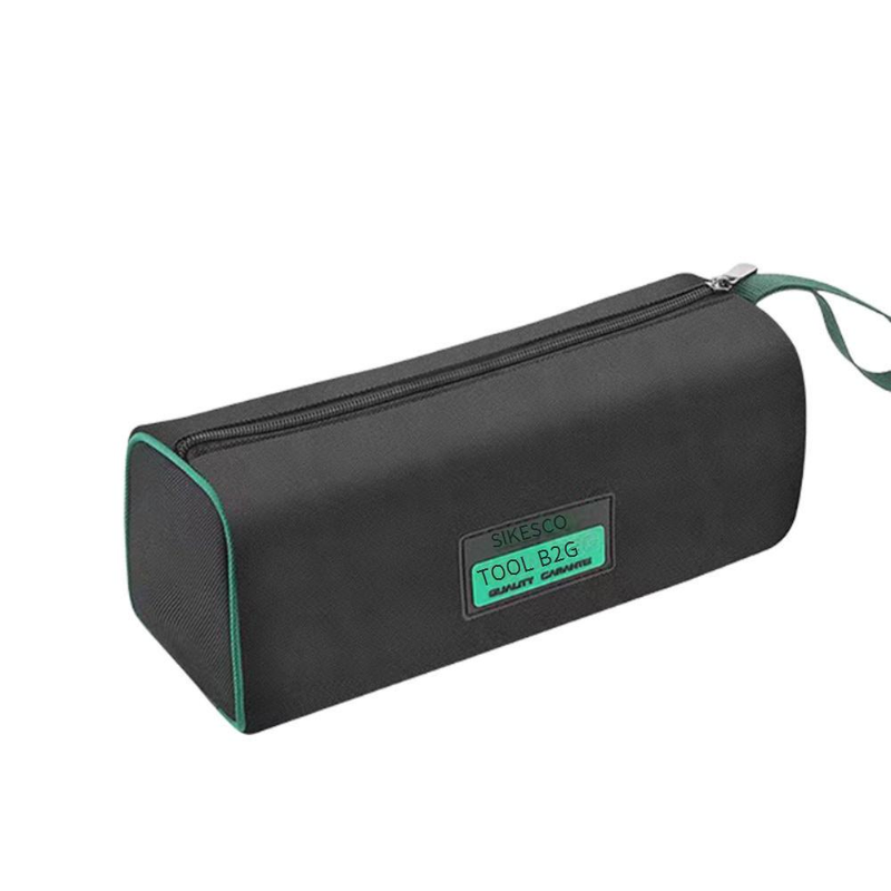Heavy-Duty Oxford Tool Bag With Multiple Pockets - Durable Electrician Organizer For Repair & Construction - Green & Black_voghion.com