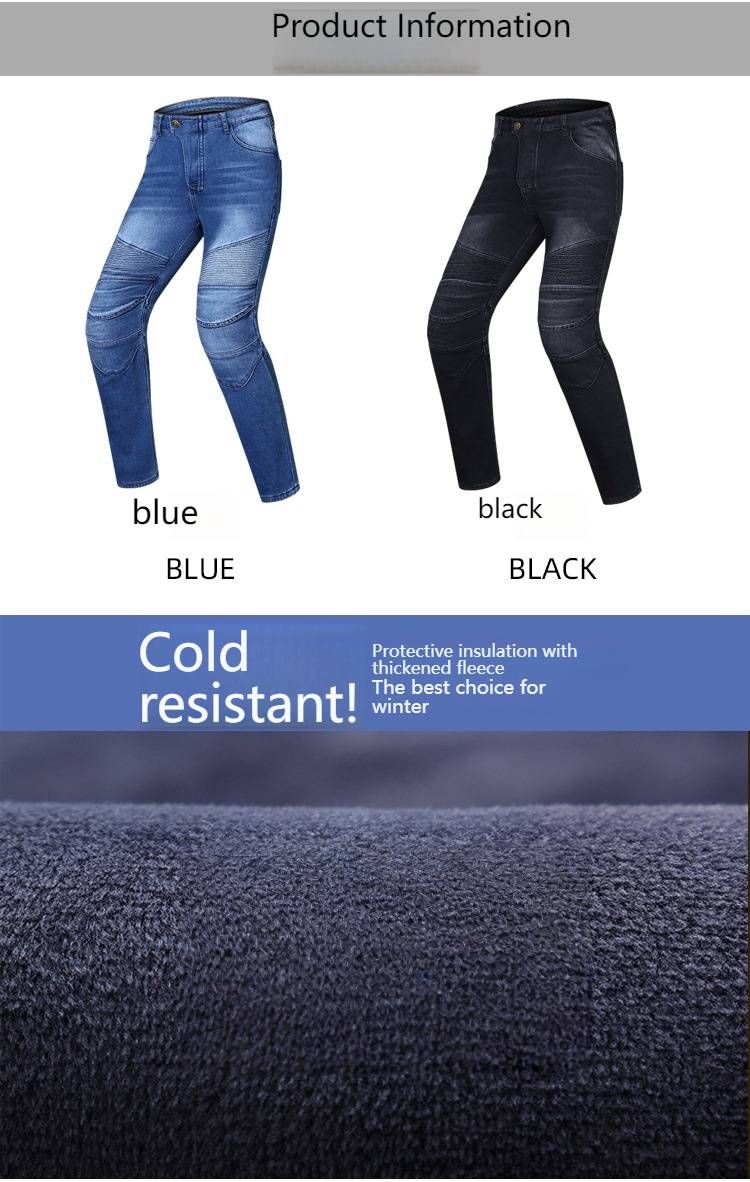 Thermal Motorcycle Jeans – Fleece-Lined Riding Pants For Men & Women With Abrasion Resistance & Slim Fit (Winter/Commuting/Adventure Riding)_voghion.com