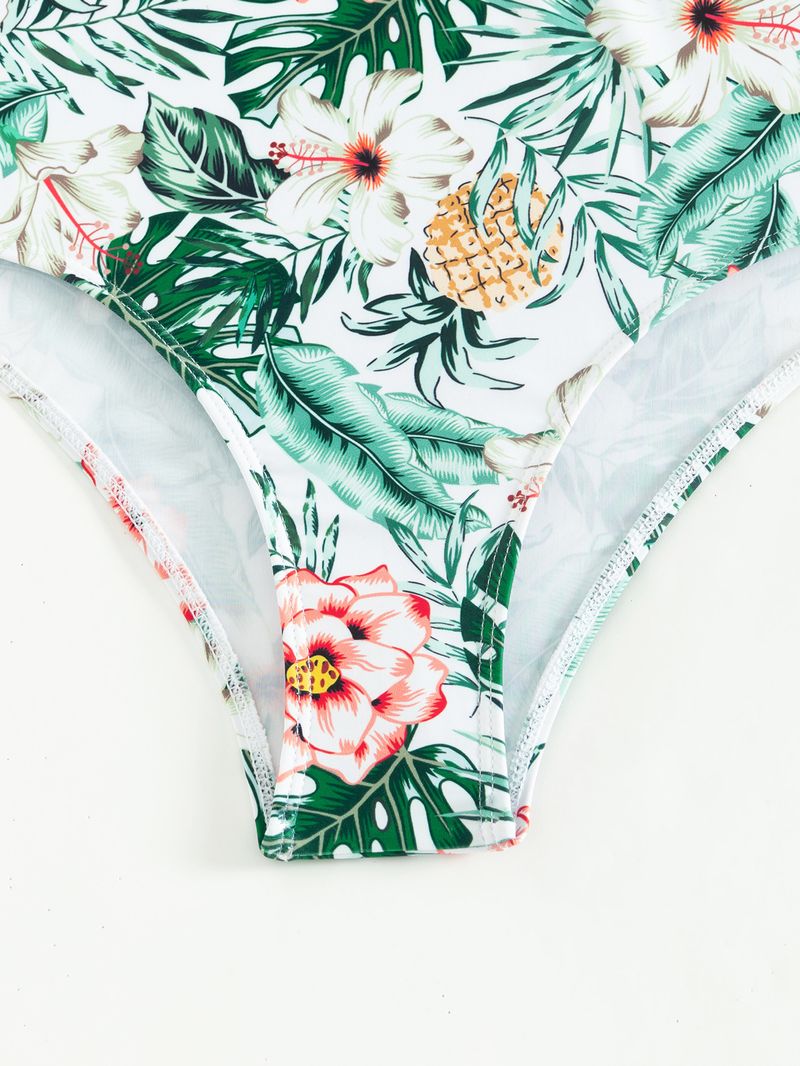 Women's Premium Bikini Set - 3 Piece Sexy Swimwear With Floral Print & Multiple Colors_voghion.com