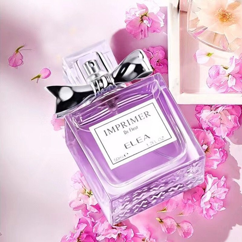Nouveau parfum ELEA Flower Seal 50 ml, parfum léger longue durée, naturel et frais, cadeau étudiant de niche_voghion.com