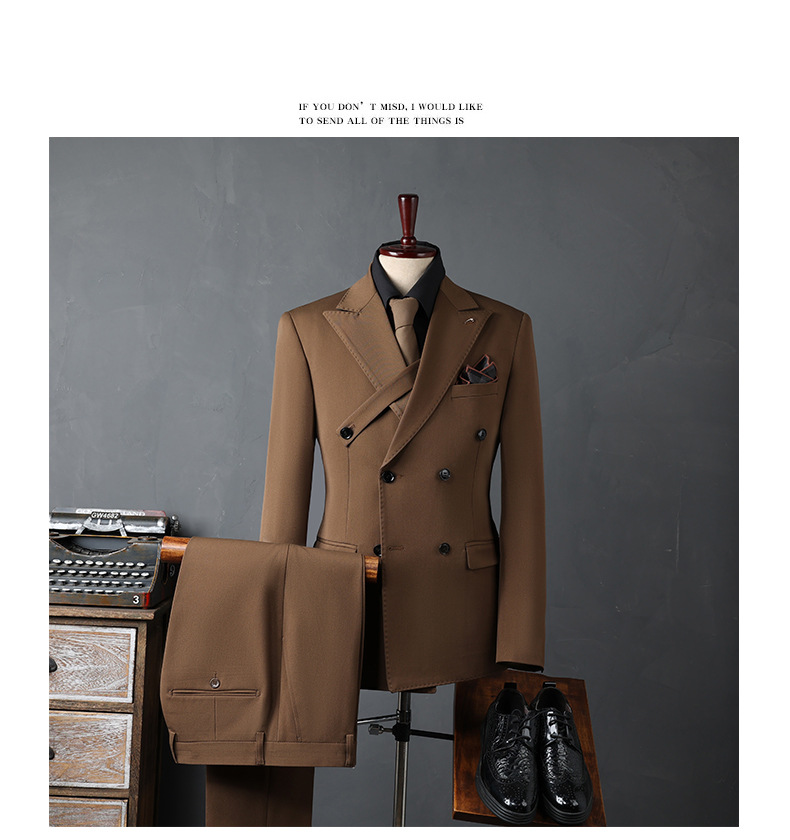 Männerkleeder Duebelknäppchen Kostüm Kostüm Hochzäit Bräitchemann Kostümjacket_voghion.com