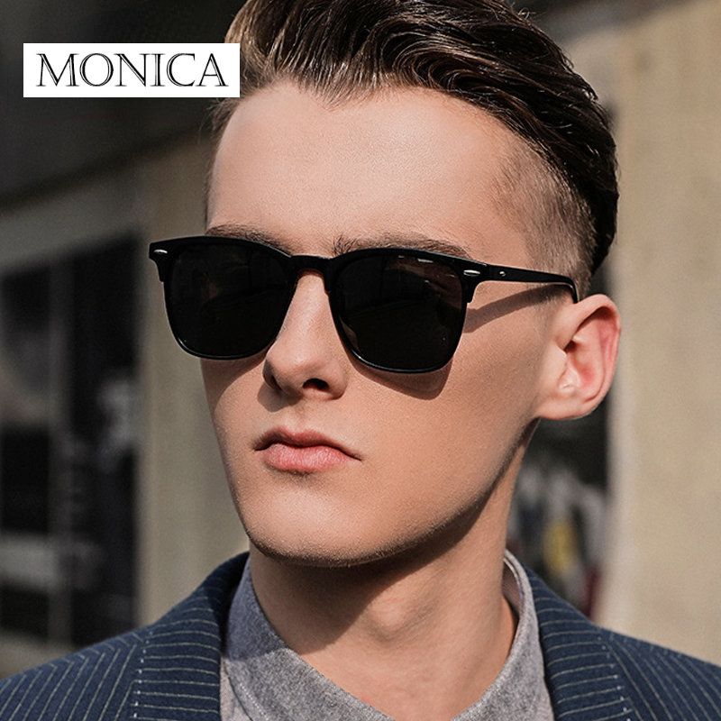 Moda polarizzata 2024 retrò specchio quadrato occhiali da sole vintage antiriflesso occhiali da sole per guidatore per uomo Oculos shade_voghion.com