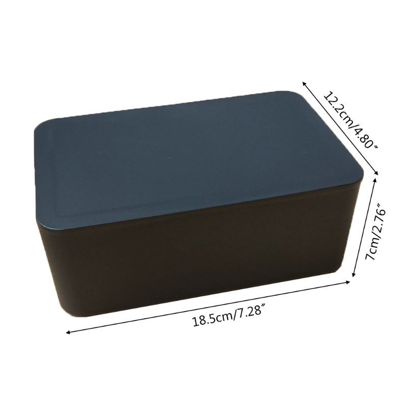 1 pz Scatola portaoggetti antipolvere per fazzoletti, dispenser per salviette umidificate con coperchio, organizer da tavolo per fazzoletti per casa, ufficio, negozio_voghion.com