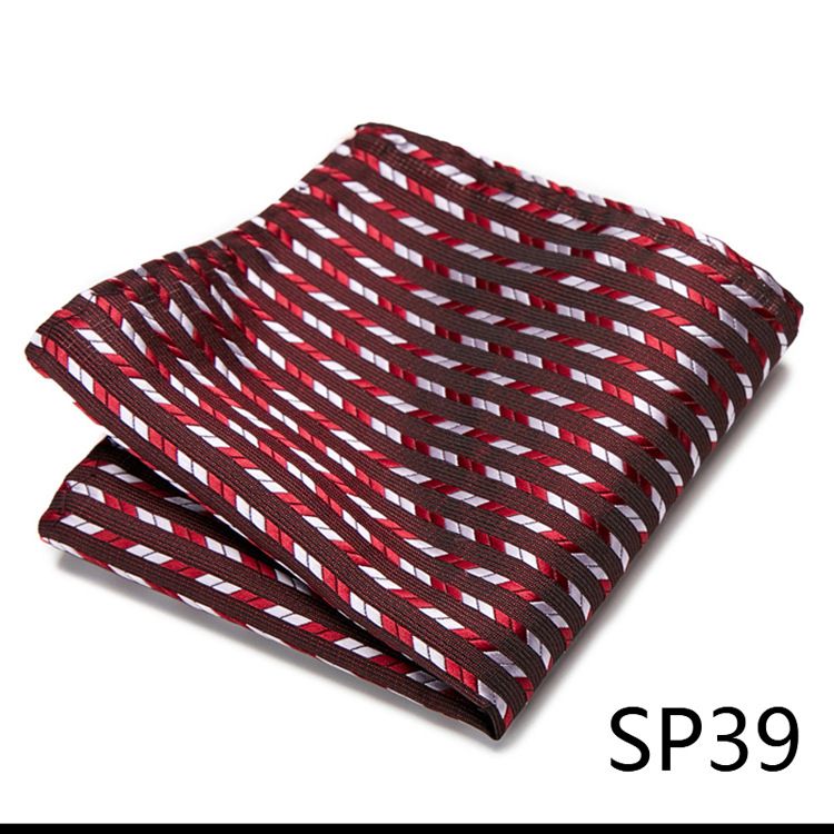 Heren Brits patroon effen kleur polyester zijden vierkante sjaal bruiloft pak zakdoek overhemd klaar op voorraad_voghion.com