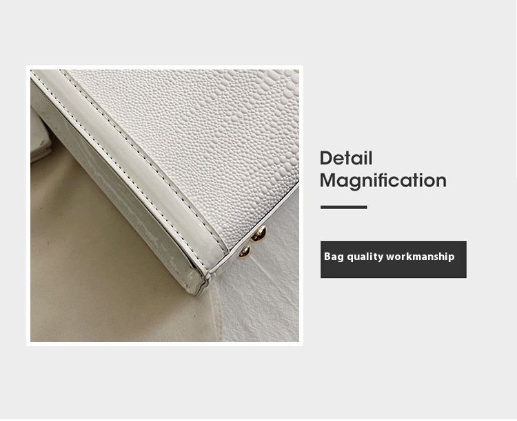 2024 New Tote Bag Women's Bag Foreign Trade Leisure Large Capacity Crocodile Pattern Bag Women's Bamboo Handbag_voghion.com