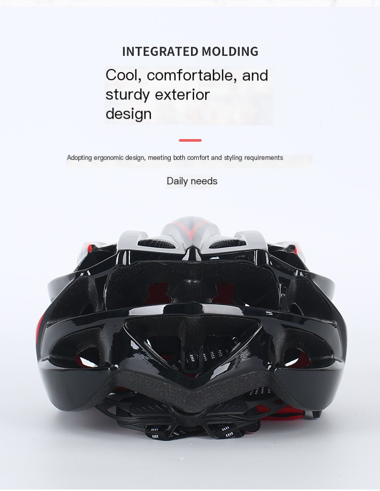Casco da ciclismo per esterni casco da bicicletta leggero traspirante a forma integrata casco da montagna per protezione stradale_voghion.com