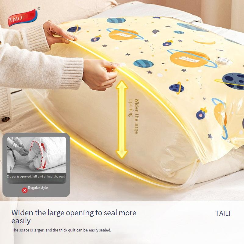 Vacuum Compression Bag Clothes Quilt Quilt Clothing Down Jacket Planet Storage Bag Home Waterproof And Moisture Proof_voghion.com