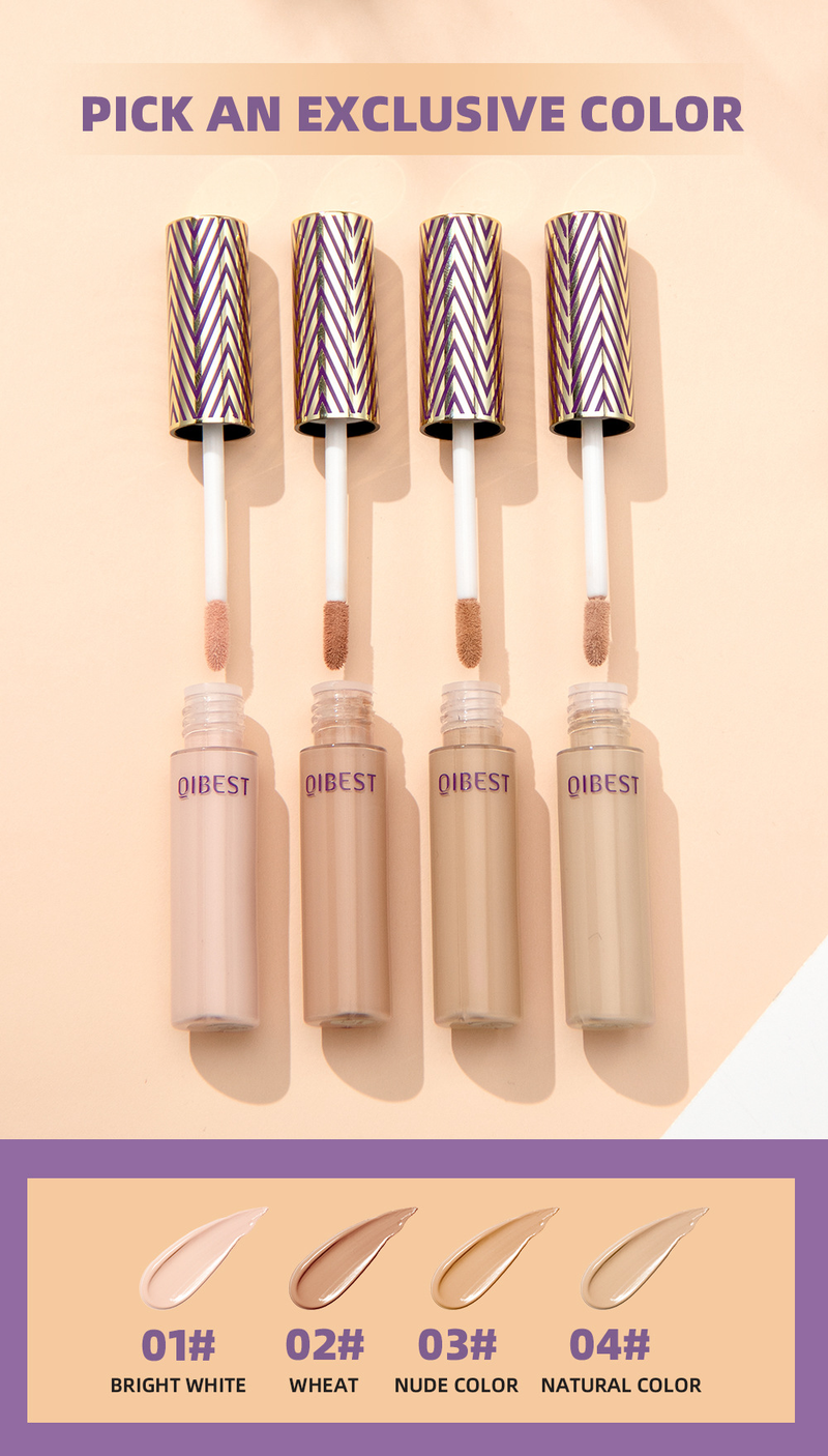 carina QIBEST Concealer Wasserfeste, schweißfeste Lotion, langlebig und schwer zu entfernendes Make-up, deckt Flecken und Akneflecken ab und verblasst nicht_voghion.com