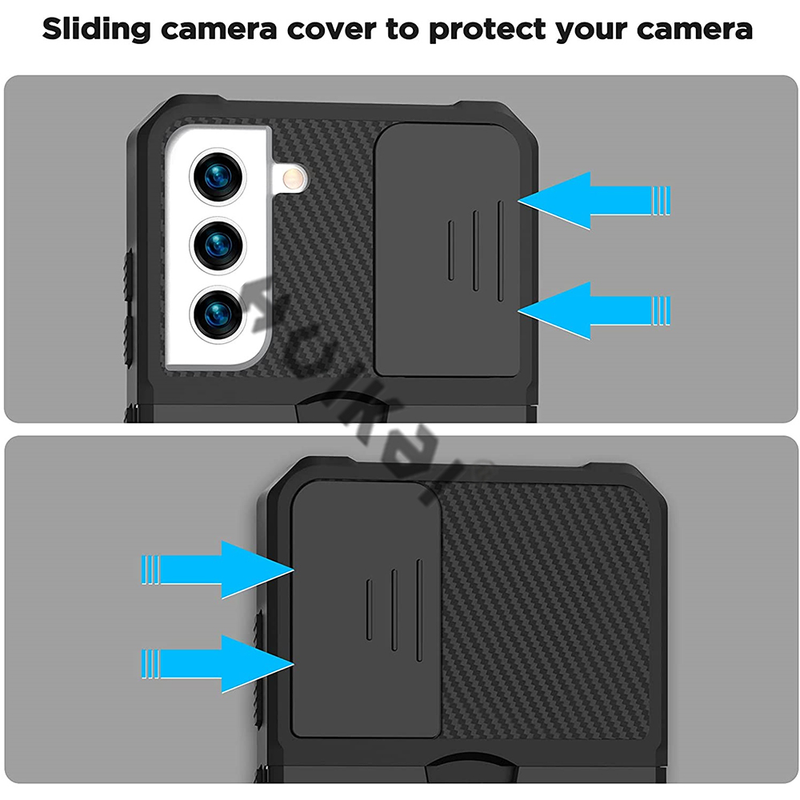 Wallet Case For Samsung S21 S20 Note 20 Ultra Plus FE A52 A72 A32 Slide Camera Kickstand Card Holder Heavy Duty Protecti_voghion.com