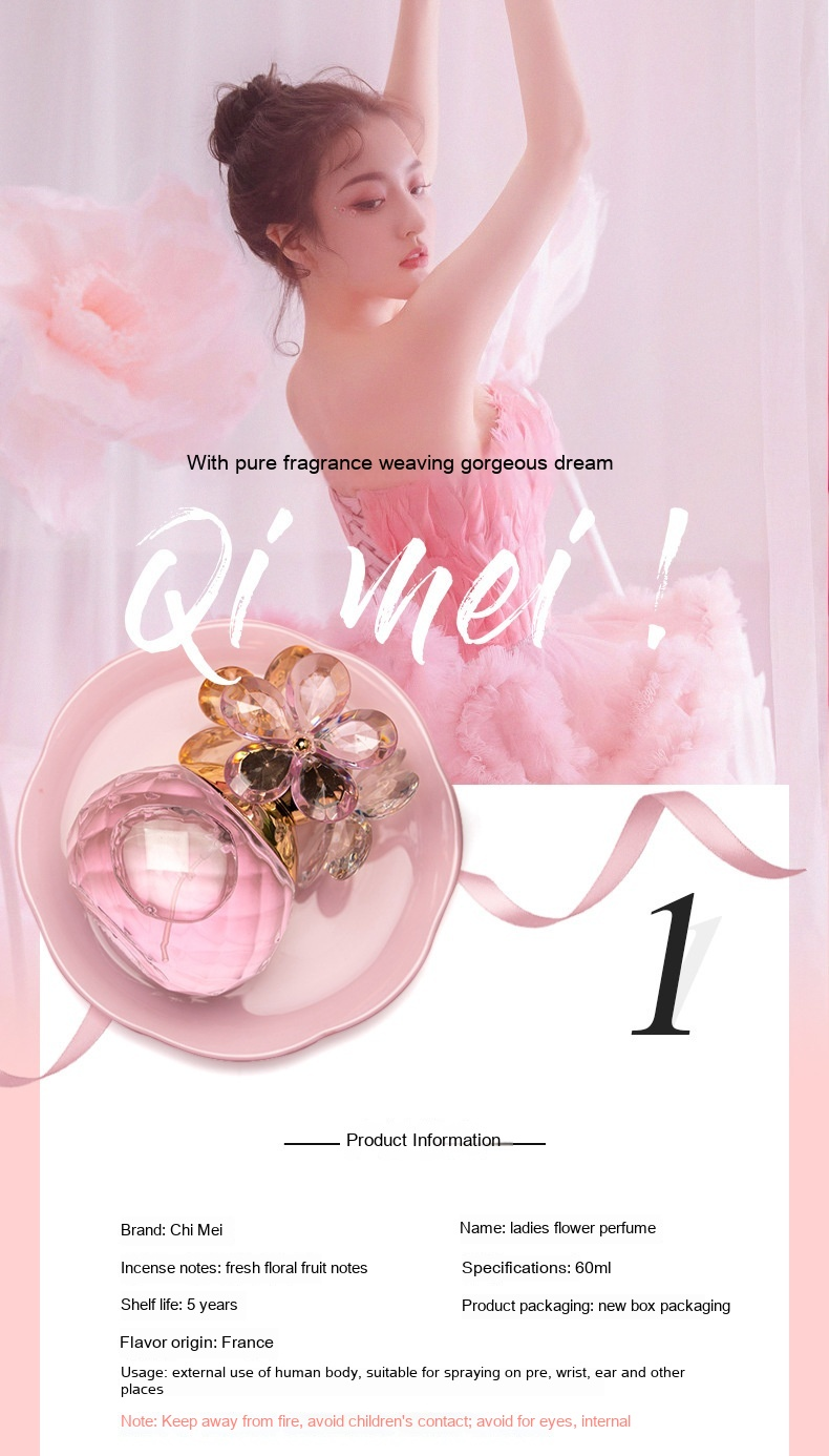 Damenparfüm, anhaltender Duft, leichter Duft, frische und natürliche Blumen und Früchte für Mädchen, beliebtes, authentisches Damenparfüm_voghion.com