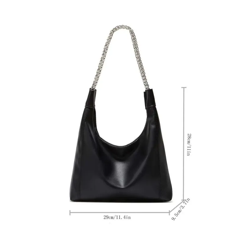 Designer 2025 Style Weiche Ledertasche Eine Großraum-Casual Vielseitige Kette Arbeitskleidung Achselhöhle Schulter Geeignet Für_voghion.com