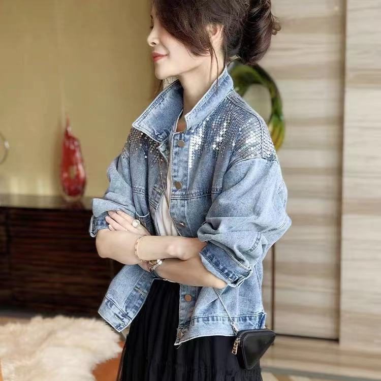 Chaqueta vaquera para mujer Chaquetas para mujer Abrigos vaqueros Chaqueta vaquera para mujer Chaqueta vaquera para mujer Abrigo de mujer Nuevo en_voghion.com