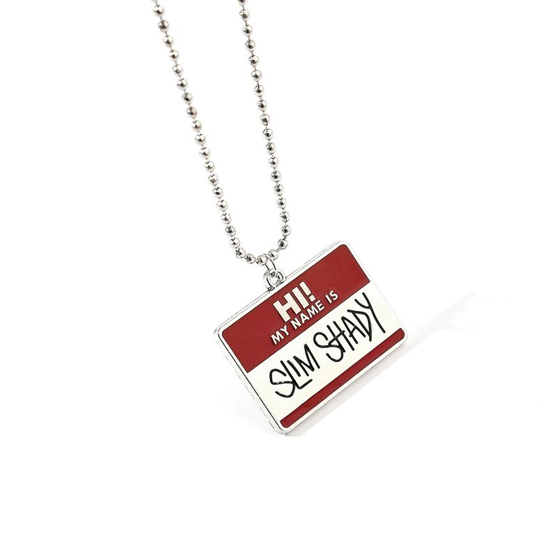 Cross border hip-hop, hip-hop hooligan, Amu necklace, high-end representative work, My Name Is pendant pendant, pendant wholesale,_voghion.com