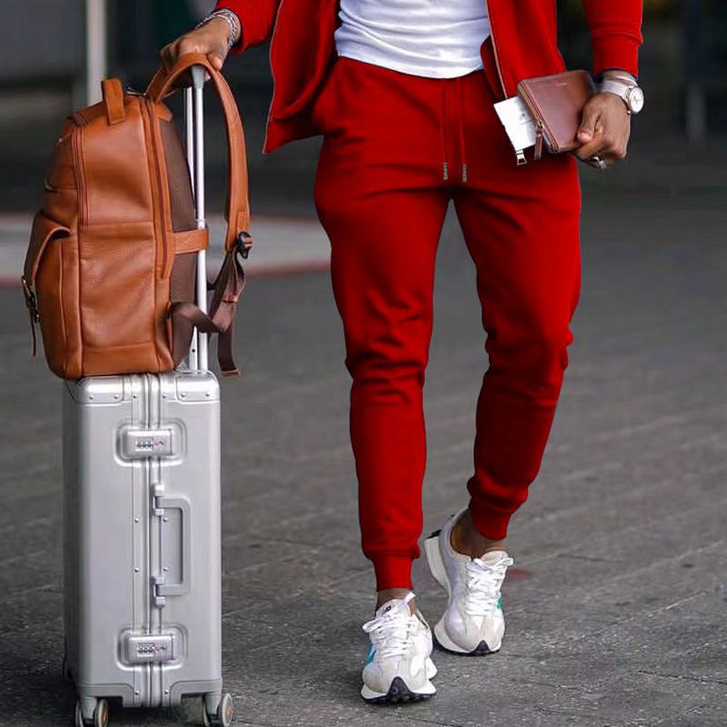 Pantalon de jogging décontracté pour homme, multicolore, polyvalent, ample, pour le sport en plein air, nouvelle collection automne 2023_voghion.com
