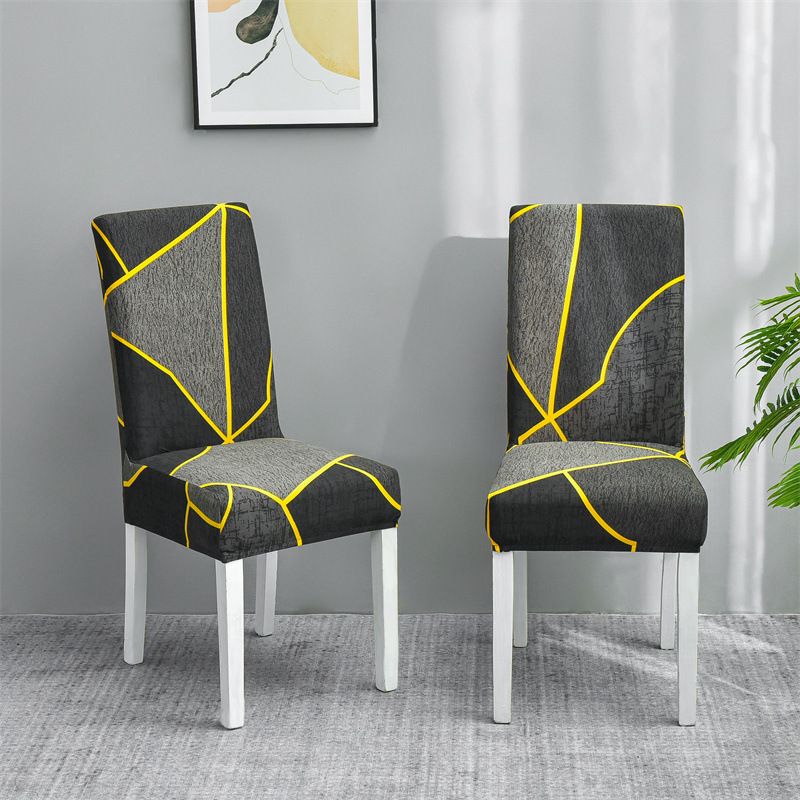 Elastische Universal-Stuhlhussen – Dehnbare, staubdichte Stuhlhussen für Esszimmerstühle (Polyester, 6 neutrale Farben, Einheitsgröße)_voghion.com