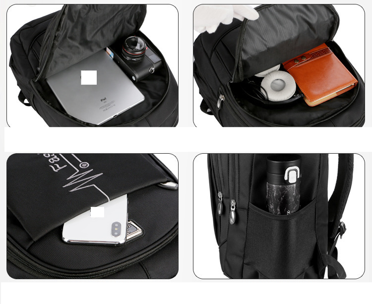 School Bag Backpack Large Capacity Advanced Sense Business Multi-function Computer Backpack Male Schoolbag For High School Students_voghion.com