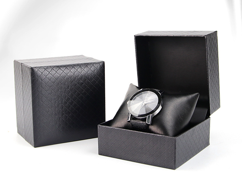 Caja de almacenamiento de relojes Caja de relojes Caja de relojes de joyería Caja de almacenamiento de relojes con tapa abatible Caja de regalo Caja de embalaje de joyas_voghion.com