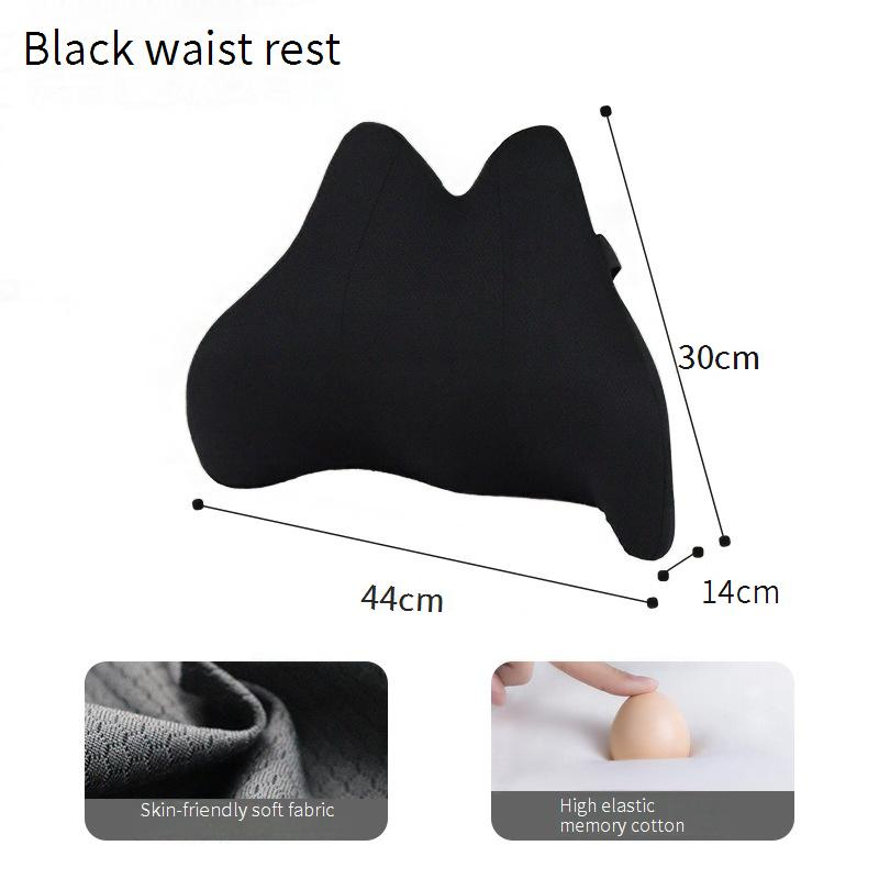 Accessori per la casa Cuscino in memory foam Cuscino per ufficio Sedile Lungo Cuscino lombare per la vita Cuscino per la schiena Cuscino lombare per auto Sedia_voghion.com