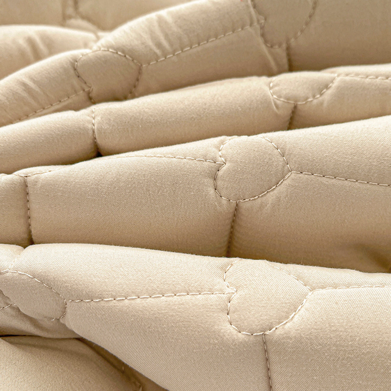 Coprimaterasso impermeabile di alta qualità - Miscela di cotone di soia biologico con cotone lavato certificato di classe A, ipoallergenico e traspirante_voghion.com