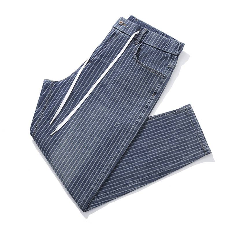 Herrenbekleidung Plus Size Elastische Trendy Taille Jeans_voghion.com