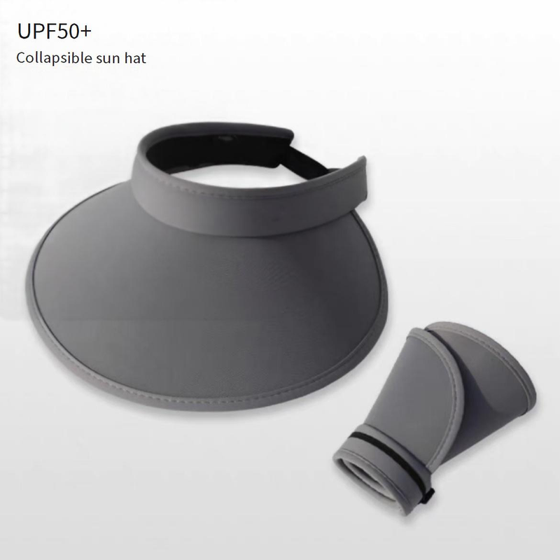 Ice Silk Sun Hat - 360° UV Protection With Wide Brim & Foldable Design Summer Essential Open-Top Hat_voghion.com