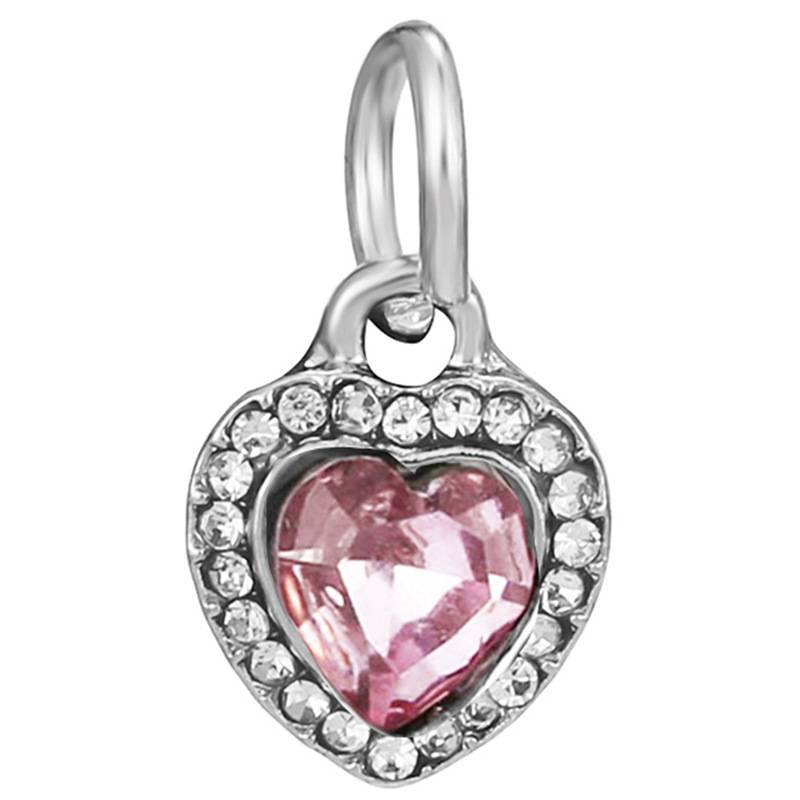 Ciondolo a forma di chiave con diamante rosa, in lega di diamanti, con piede, perline di lusso, componenti e accessori per gioielli fai da te_voghion.com