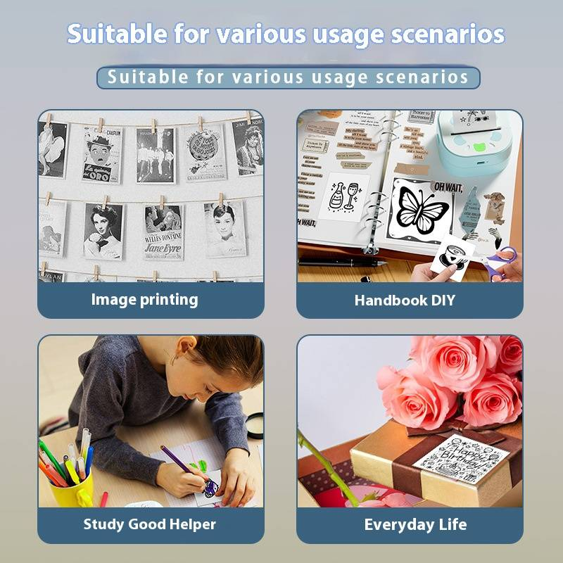 D21 Mini Bluetooth Thermal Sticker Printer - Portable Label Maker For Home, School & Office, Compatible With Android_voghion.com