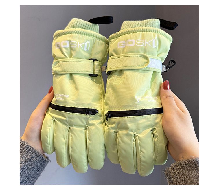 Herren-Skihandschuhe mit Fleecefutter, verdickt, warm, kältebeständig, zum Reiten im Freien, Schneespielen, Elektrofahrrad, Touchscreen, Reißverschlusstasche_voghion.com