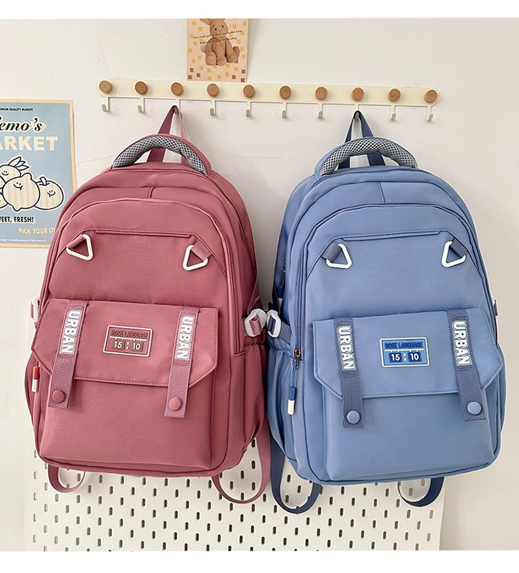 New Style Backpack Fashionable Trend Junior High School Student Backpack Casual Backpack Large Capacity Versatile Backpack_voghion.com
