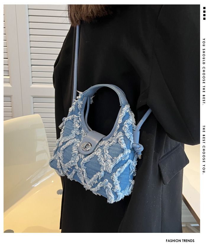 Nile Garden Tupsu Cowboy naisille 2024 Kevät/kesä Muoti Tyttö Käsilaukku Yhden Olkalaukku Crossbody_voghion.com