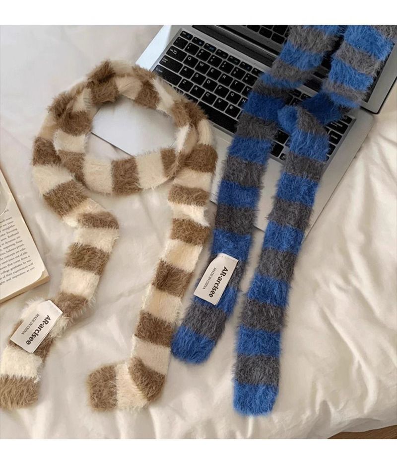 Spice Girls Hundred Decoration, Internet Reddit, Korean, Slim Long Plush Scarf,_voghion.com