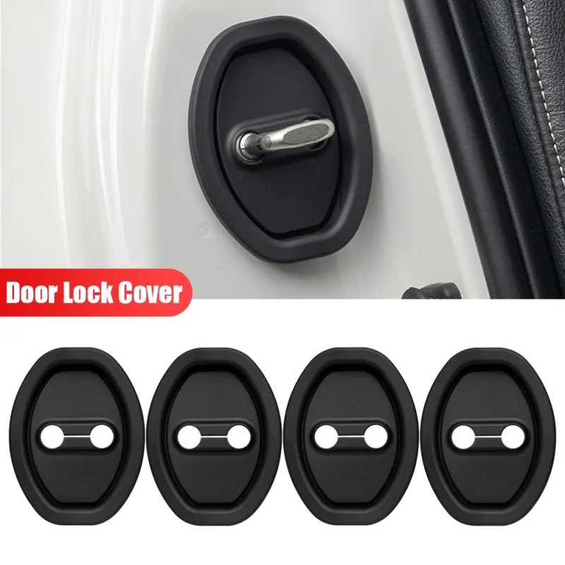 4 stuks auto slot beschermhoes universele siliconen deur schokdemper demping kussen verdikte anti-botsing pad_voghion.com