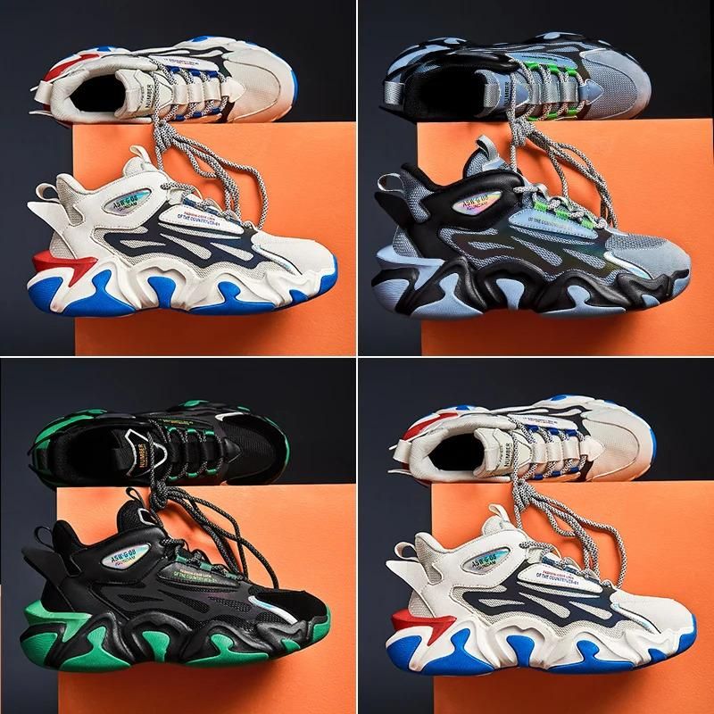 Sportschuhe Herren Free Custom Man Fashion Sports Sneakers Dicke Sohle Chunky Luminous Laufschuhe für Herren Runner_voghion.com