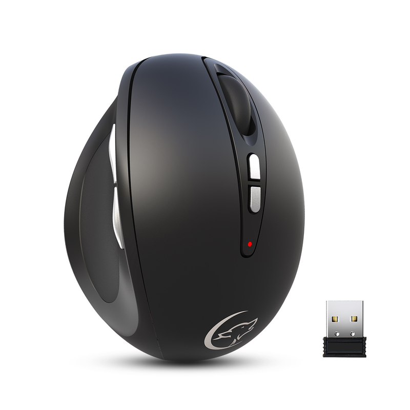 Mouse wireless 2.4G per desktop verticale optoelettronico YWYT G836_voghion.com