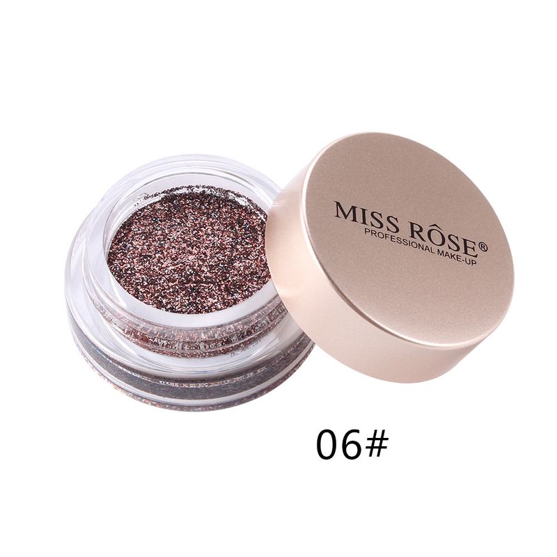 MISS ROSE Ombretto da sirena Glitter Ombretto Jincong colorato Bling Highlight Cream Illuminante viso Glitter liquido_voghion.com