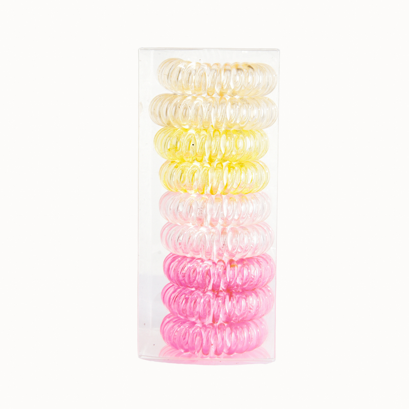 Elastici per capelli a spirale da 9 pezzi senza piega, elastici per capelli a spirale, elastici per capelli con cavo telefonico, elastici per coda di cavallo da donna_voghion.com