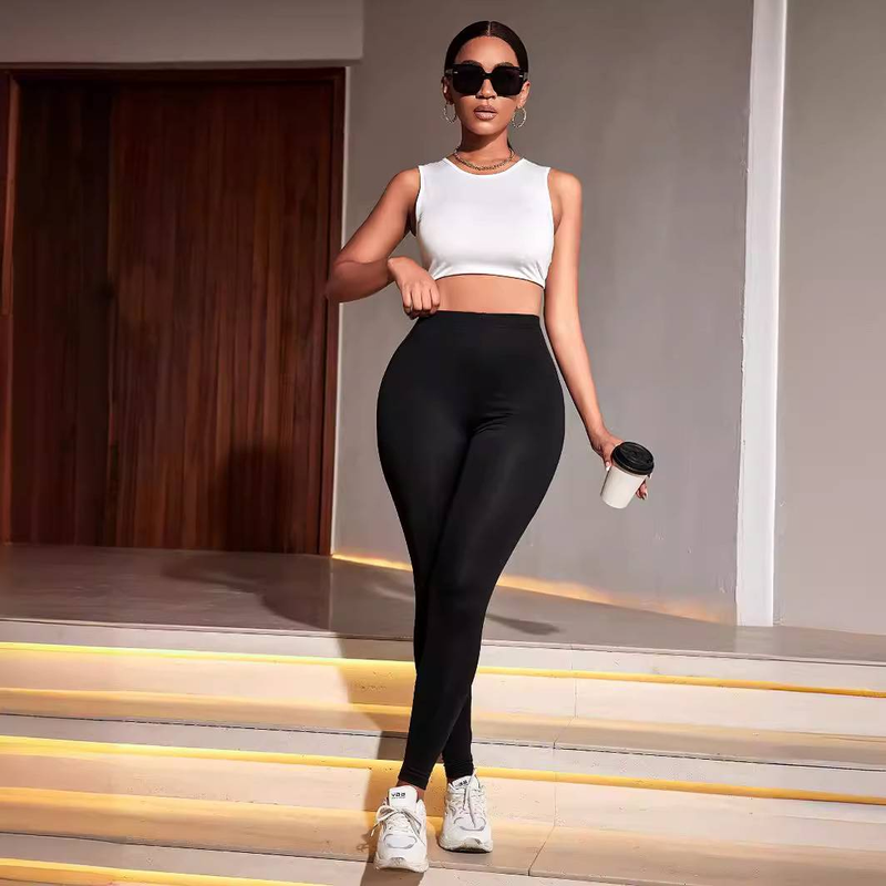 Fashionable and versatile casual leggings quick-drying yoga pants_voghion.com