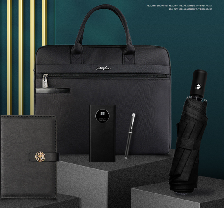 Briefcases Business Gift Set Briefcase Thermos Cup Umbrella Company Bank To Send Customers Practical Activities Annual Meeting Souvenirs_voghion.com