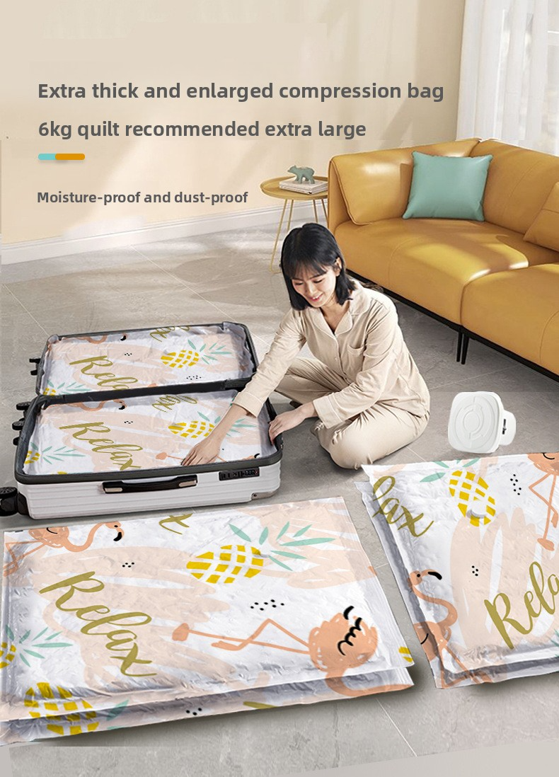 Premium Vacuum Storage Bags - 18-Size Space Saving Compression Bags For Clothes, Blankets & Travel (Multiple Colors & Styles)_voghion.com