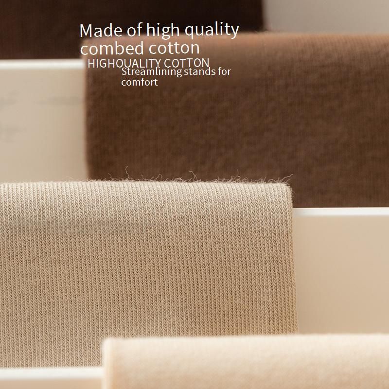 Calzini da donna autunnali e invernali in cotone, calzini a tubo medio con sacchetti, calzini sportivi che assorbono il sudore, calzini lunghi versatili in stile casual_voghion.com