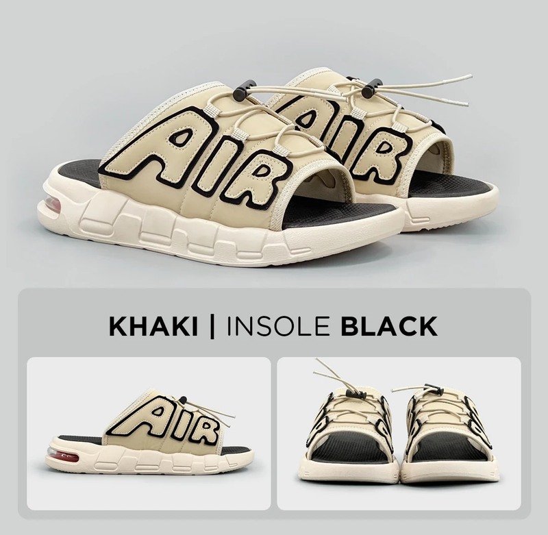 Summer Sneakers Slippers Air Sports Slipper Thick Sole Beach Sandals Cloud Slides Flat Non slip Outdoor Men Flip Flops_voghion.com