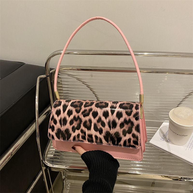 Borse alla moda di quest'anno 2025, nuove borse da donna coreane con stampa leopardata, tracolla a tracolla, piccole, da ascella_voghion.com