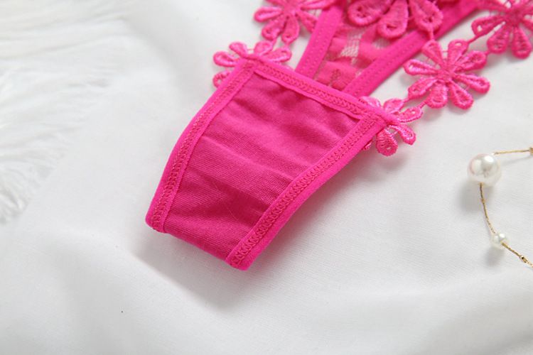 Sous-vêtements pour femmes T Back Les femmes peuvent être insérées dans le plaisir Pas besoin de retirer le trou de tentation transparent Sous-vêtements Hot Passion T Pants_voghion.com