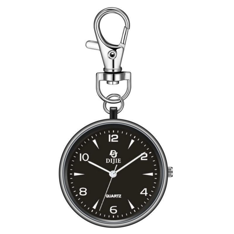 Watch Pendant Keychain hanging watch Nurse watch Clear small student pocket watch Large number quartz watch_voghion.com