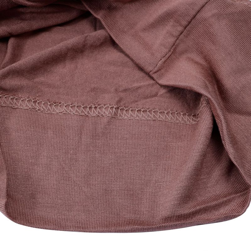 Turbante de algodón mercerizado para mujer: hiyab suave de primera calidad para mujeres musulmanas_voghion.com