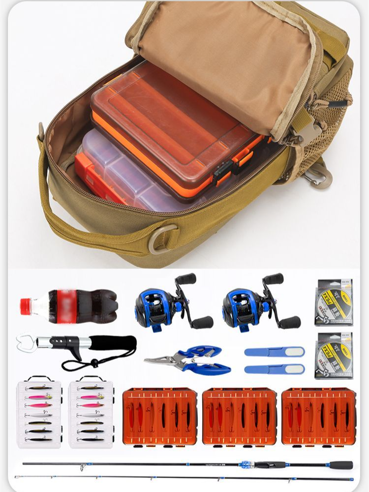 Sac à leurres tactique camouflage extensible MOLLE, multifonctionnel, pour camping, randonnée, vêtements de travail, petit sac à dos_voghion.com