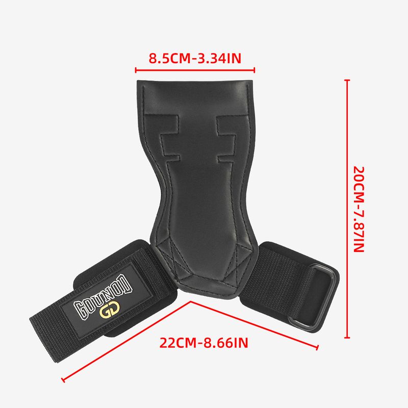 Fascia di supporto per presa da polso antiscivolo e resistente all'usura per attrezzi da fitness in pelle PVC_voghion.com