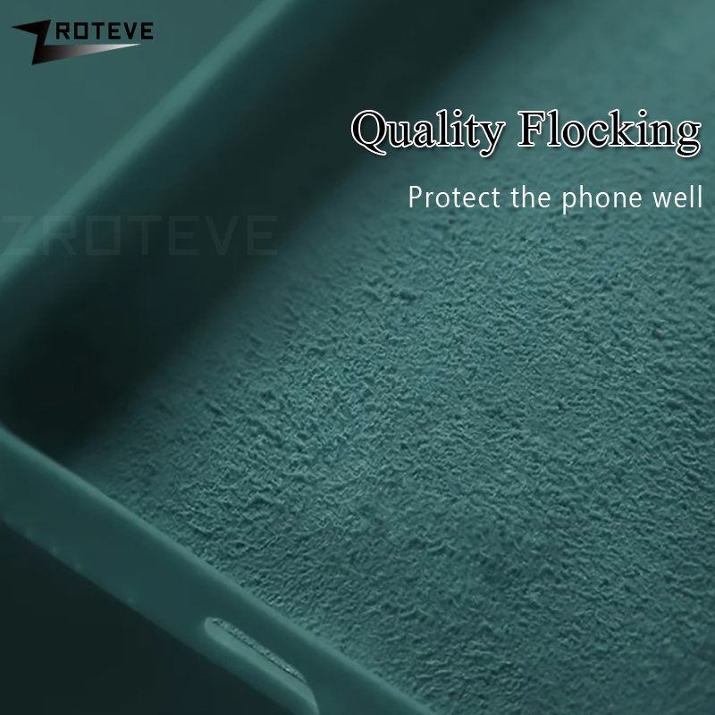 OnePlus10 Pro Case Zroteve Vierkante Vloeibare Siliconen Soft Cover Voor OnePlus 10 10R 10T Een Plus 11 11R 9 R 9R 9RT OnePlus11 Gevallen_voghion.com